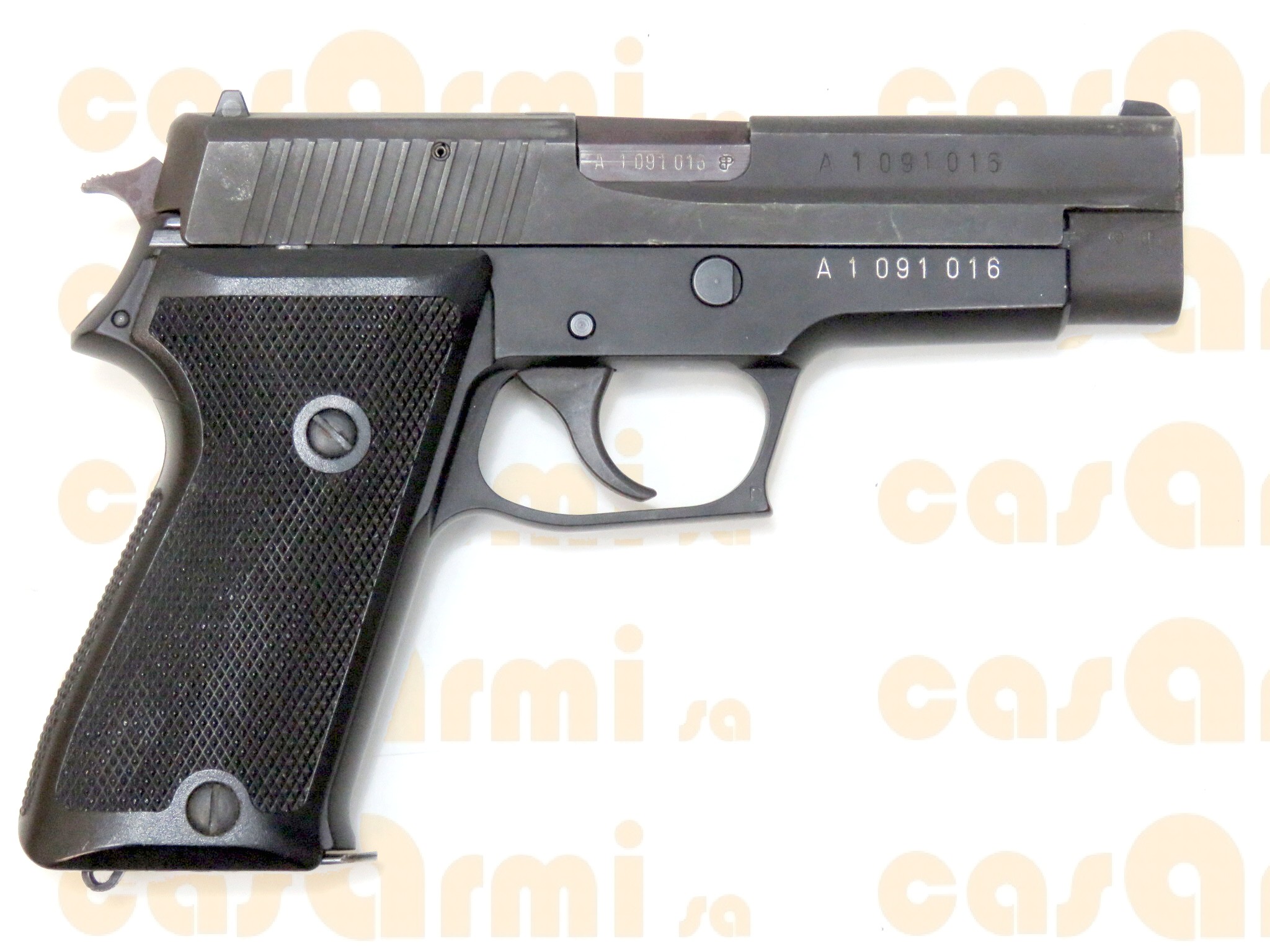 SIG SAUER mod. P220 / pist. 75, con fodero originale, secondo caricatore, set di pulizia 9 Para